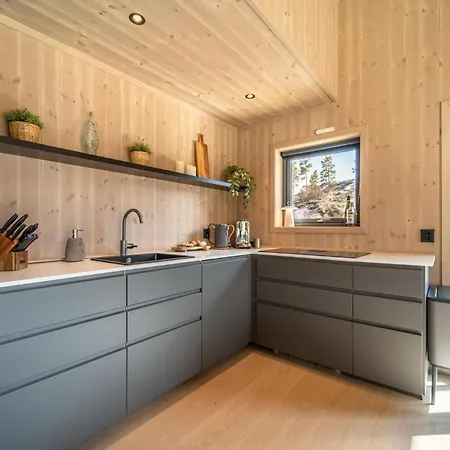 Nyborg 8p With Sauna By The Water Semesteranläggning (resort) Vrådal